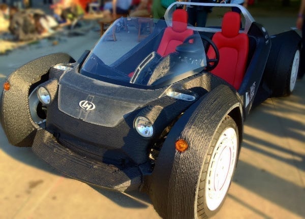 3d printed car